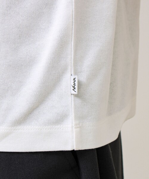 NANGA(ナンガ)の「【NANGA×GLOSTER】別注① Rect Backprint Tee(Tシャツ/カットソー・メンズ・ホワイト系その他2/ブラック/ホワイト系その他・L/M)」の7枚目の写真