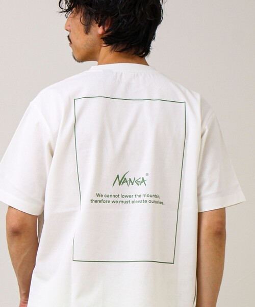 NANGA(ナンガ)の「【NANGA×GLOSTER】別注① Rect Backprint Tee(Tシャツ/カットソー・メンズ・ホワイト系その他2/ブラック/ホワイト系その他・L/M)」の12枚目の写真