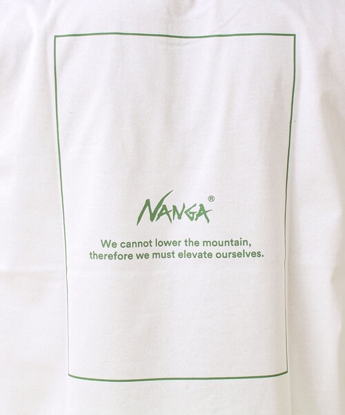 NANGA(ナンガ)の「【NANGA×GLOSTER】別注① Rect Backprint Tee(Tシャツ/カットソー・メンズ・ホワイト系その他2/ブラック/ホワイト系その他・L/M)」の16枚目の写真