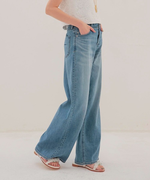 YANUK（ヤヌーク）の「YANUK / Relax MARY(リラックスバギーデニム 57162306)（デニムパンツ・レディース・ブルー・38/36）」の2枚目の写真