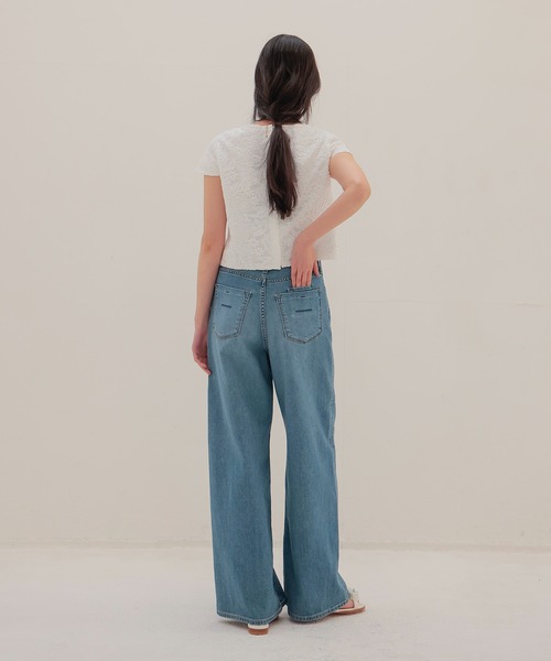 YANUK（ヤヌーク）の「YANUK / Relax MARY(リラックスバギーデニム 57162306)（デニムパンツ・レディース・ブルー・38/36）」の10枚目の写真