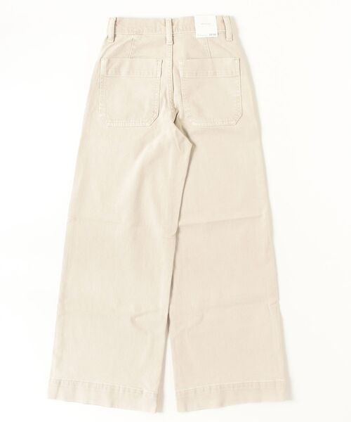 BANANA REPUBLIC FACTORY STORE（バナナリパブリック ファクトリーストア）の「BANANA REPUBLIC FACTORY STORE　　ワイドレッグ ハイライズ ユーティリティ ジーンズ（デニムパンツ・レディース・ライトベージュ/グリーン/ブラウン・24/26/28/27/25）」の4枚目の写真