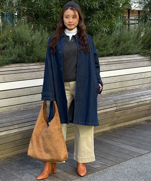 BANANA REPUBLIC FACTORY STORE（バナナリパブリック ファクトリーストア）の「BANANA REPUBLIC FACTORY STORE　　ワイドレッグ ハイライズ ユーティリティ ジーンズ（デニムパンツ・レディース・ライトベージュ/グリーン/ブラウン・24/26/28/27/25）」の14枚目の写真