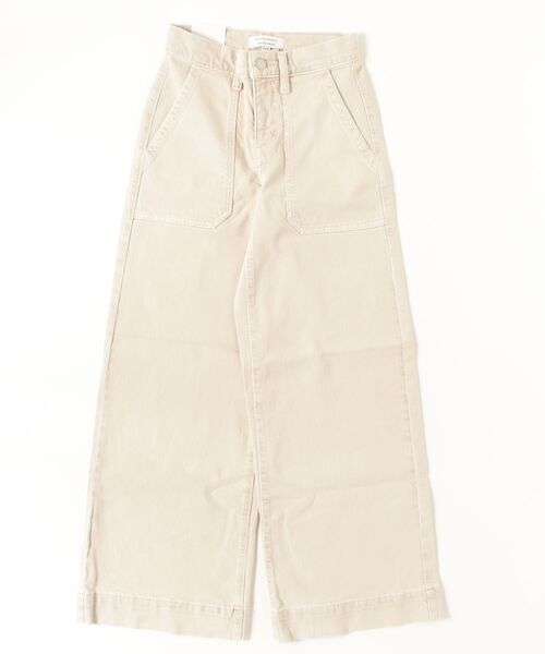 BANANA REPUBLIC FACTORY STORE（バナナリパブリック ファクトリーストア）の「BANANA REPUBLIC FACTORY STORE　　ワイドレッグ ハイライズ ユーティリティ ジーンズ（デニムパンツ・レディース・ライトベージュ/グリーン/ブラウン・24/26/28/27/25）」の17枚目の写真