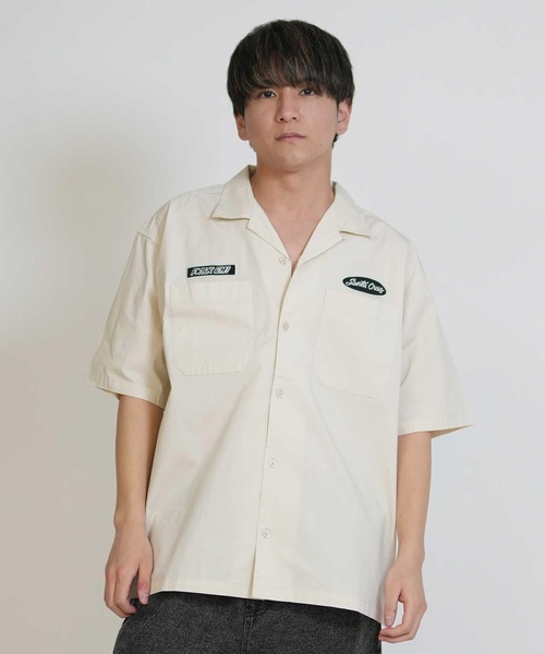 SANTA CRUZ(サンタクルーズ)の「【ムラサキスポーツ限定】SANTA CRUZ/サンタクルーズ 半袖 シャツ SC WORK SHIRT 502262201(シャツ/ブラウス・メンズ・ネイビー/サックスブルー/アイボリー・L/M)」の14枚目の写真