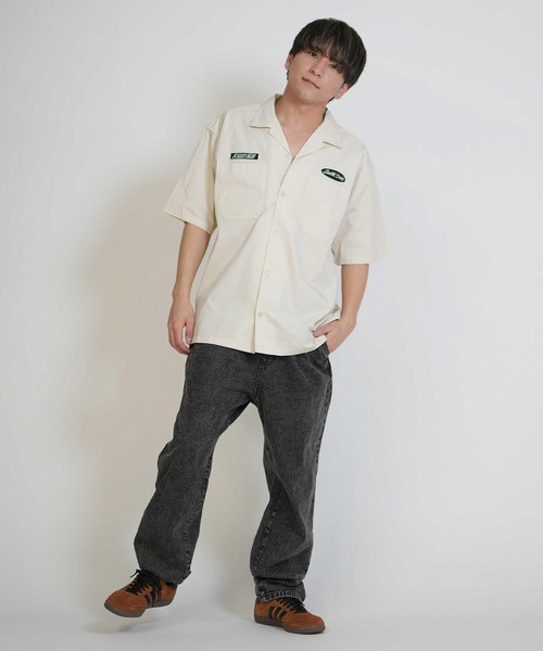SANTA CRUZ(サンタクルーズ)の「【ムラサキスポーツ限定】SANTA CRUZ/サンタクルーズ 半袖 シャツ SC WORK SHIRT 502262201(シャツ/ブラウス・メンズ・ネイビー/サックスブルー/アイボリー・L/M)」の16枚目の写真