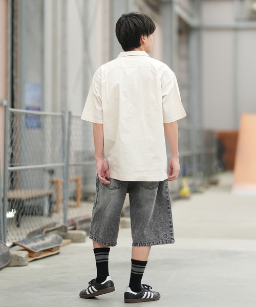 SANTA CRUZ(サンタクルーズ)の「【ムラサキスポーツ限定】SANTA CRUZ/サンタクルーズ 半袖 シャツ SC WORK SHIRT 502262201(シャツ/ブラウス・メンズ・ネイビー/サックスブルー/アイボリー・L/M)」の19枚目の写真