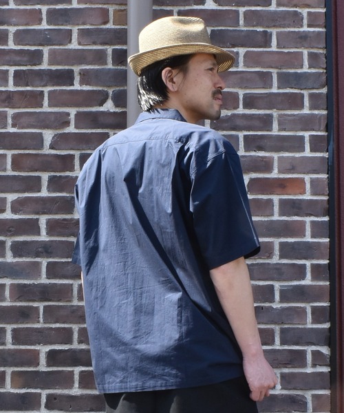 SANTA CRUZ(サンタクルーズ)の「【ムラサキスポーツ限定】SANTA CRUZ/サンタクルーズ 半袖 シャツ SC WORK SHIRT 502262201(シャツ/ブラウス・メンズ・ネイビー/サックスブルー/アイボリー・L/M)」の4枚目の写真