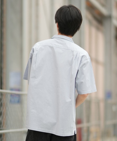 SANTA CRUZ(サンタクルーズ)の「【ムラサキスポーツ限定】SANTA CRUZ/サンタクルーズ 半袖 シャツ SC WORK SHIRT 502262201(シャツ/ブラウス・メンズ・ネイビー/サックスブルー/アイボリー・L/M)」の8枚目の写真