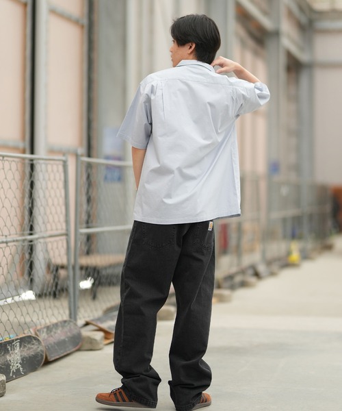 SANTA CRUZ(サンタクルーズ)の「【ムラサキスポーツ限定】SANTA CRUZ/サンタクルーズ 半袖 シャツ SC WORK SHIRT 502262201(シャツ/ブラウス・メンズ・ネイビー/サックスブルー/アイボリー・L/M)」の10枚目の写真