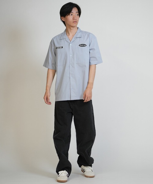 SANTA CRUZ(サンタクルーズ)の「【ムラサキスポーツ限定】SANTA CRUZ/サンタクルーズ 半袖 シャツ SC WORK SHIRT 502262201(シャツ/ブラウス・メンズ・ネイビー/サックスブルー/アイボリー・L/M)」の11枚目の写真