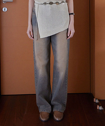 ZINNA WASHED LONG WIDE PANTS