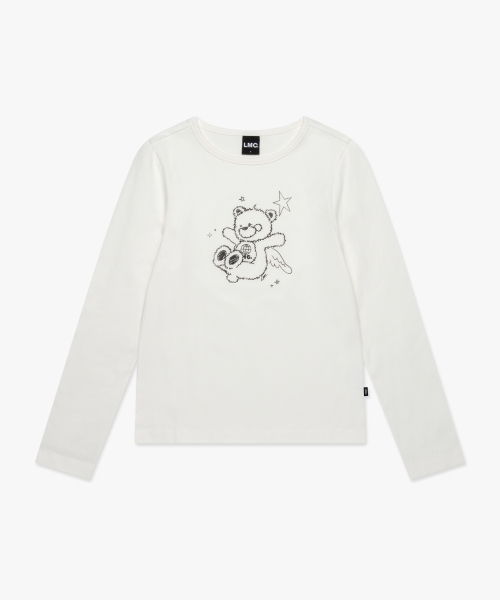 LMCの「WM DOODLE BEAR LONG SLV TEE white(Tシャツ/カットソー・レディース・その他・S/M)」の3枚目の写真