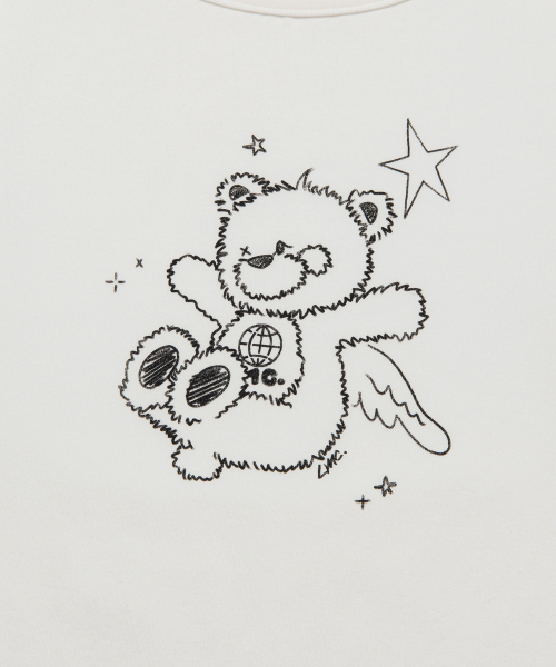LMCの「WM DOODLE BEAR LONG SLV TEE white(Tシャツ/カットソー・レディース・その他・S/M)」の5枚目の写真