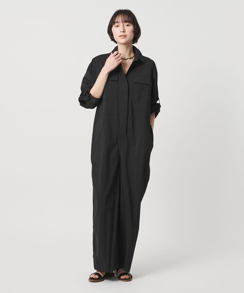 SACRA(サクラ)の「<SACRA>ジャンプスーツ(つなぎ/オールインワン・レディース・ブラック・38)」の1枚目の写真