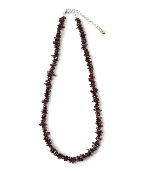BEAMS BOY(ビームスボーイ)の「ROSETTA PRAYER / CRYSTAL CHIP NECKLACE(ネックレス・レディース・レッド系その他7/サックスブルー・ONE SIZE)」の1枚目の写真