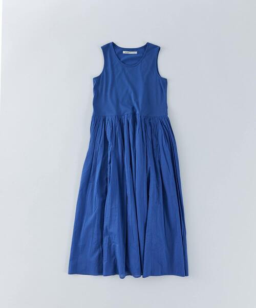 conges payes ADIEU TRISTESSE（コンジェ ペイエ アデュートリステス）の「2重布帛ノースリーブワンピース（ワンピース・レディース・ブラック/ブルー/レッド/グリーン・FREE）」の3枚目の写真