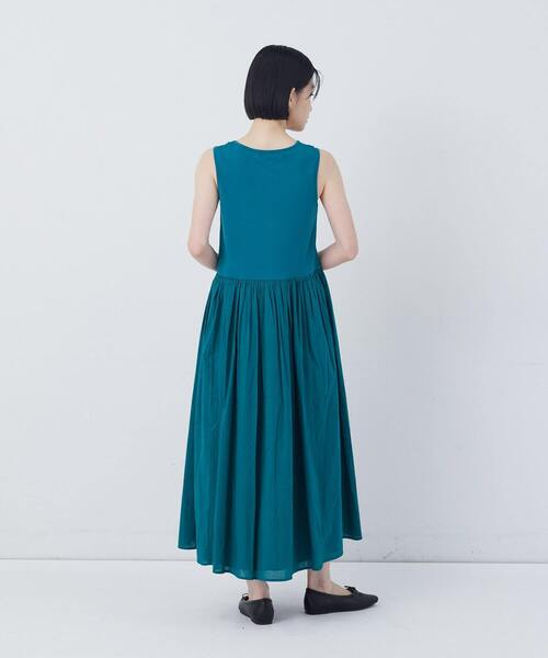 conges payes ADIEU TRISTESSE（コンジェ ペイエ アデュートリステス）の「2重布帛ノースリーブワンピース（ワンピース・レディース・ブラック/ブルー/レッド/グリーン・FREE）」の15枚目の写真