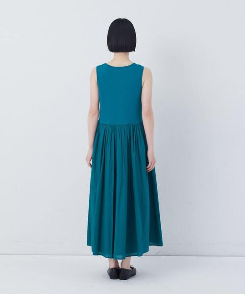 conges payes ADIEU TRISTESSE（コンジェ ペイエ アデュートリステス）の「2重布帛ノースリーブワンピース（ワンピース・レディース・ブラック/ブルー/レッド/グリーン・FREE）」の20枚目の写真