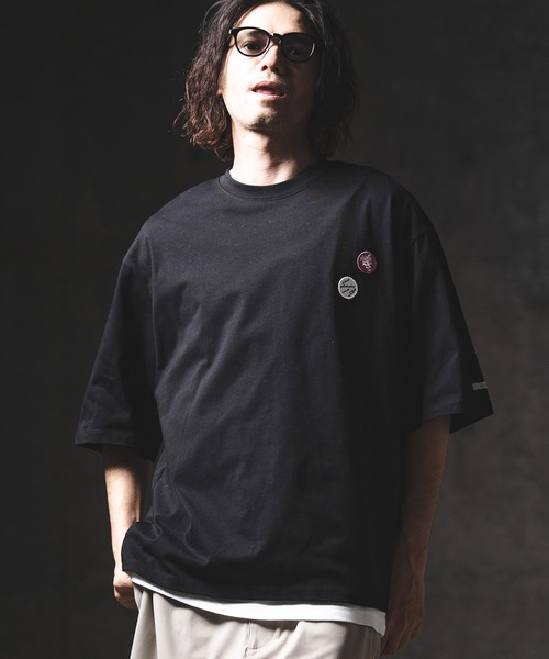 GLIMCLAP（グリムクラップ）の「mt10198-Embroidery T-Shirt Tシャツ(201-023-gls-cg)（Tシャツ/カットソー・メンズ・ブラック/ホワイト・L/M/S）」の3枚目の写真