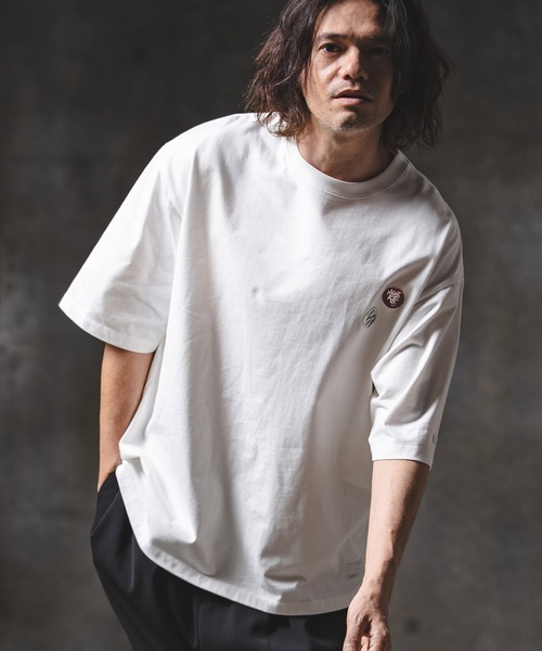 GLIMCLAP（グリムクラップ）の「mt10198-Embroidery T-Shirt Tシャツ(201-023-gls-cg)（Tシャツ/カットソー・メンズ・ブラック/ホワイト・L/M/S）」の9枚目の写真