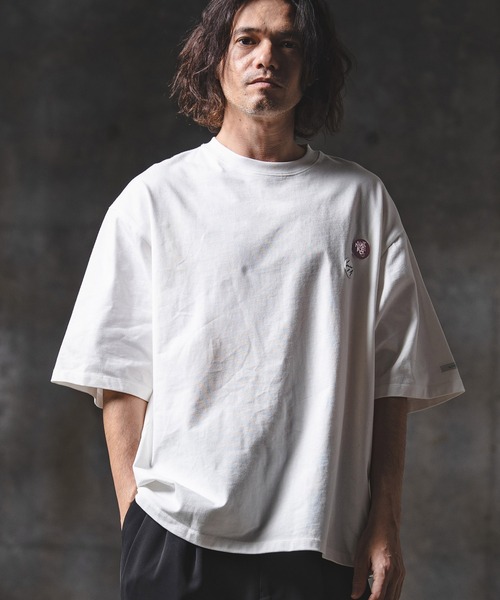 GLIMCLAP（グリムクラップ）の「mt10198-Embroidery T-Shirt Tシャツ(201-023-gls-cg)（Tシャツ/カットソー・メンズ・ブラック/ホワイト・L/M/S）」の10枚目の写真