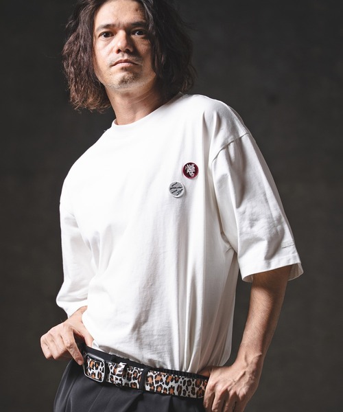 GLIMCLAP（グリムクラップ）の「mt10198-Embroidery T-Shirt Tシャツ(201-023-gls-cg)（Tシャツ/カットソー・メンズ・ブラック/ホワイト・L/M/S）」の11枚目の写真