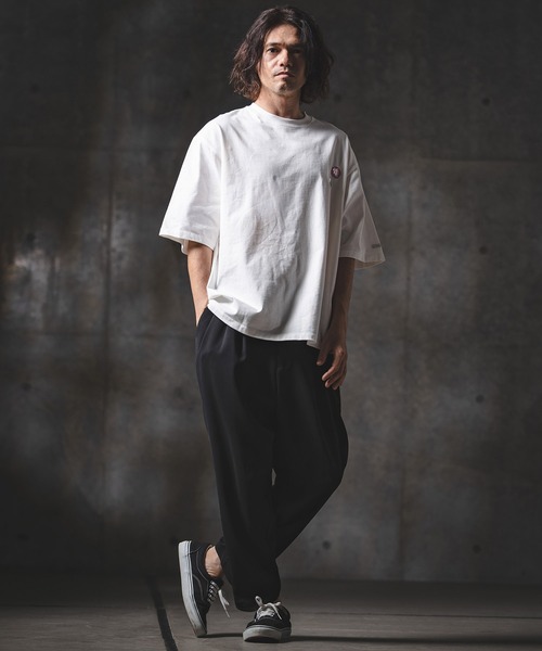 GLIMCLAP（グリムクラップ）の「mt10198-Embroidery T-Shirt Tシャツ(201-023-gls-cg)（Tシャツ/カットソー・メンズ・ブラック/ホワイト・L/M/S）」の12枚目の写真