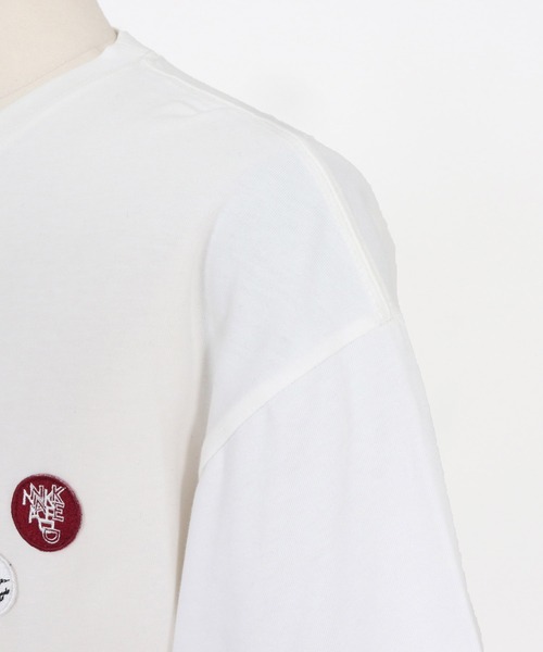 GLIMCLAP（グリムクラップ）の「mt10198-Embroidery T-Shirt Tシャツ(201-023-gls-cg)（Tシャツ/カットソー・メンズ・ブラック/ホワイト・L/M/S）」の21枚目の写真