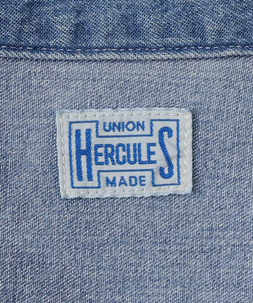 FRAMeWORK（フレームワーク）の「UNION HERCULES/ユニオンヘラクレス MADE デニムハーフジップシャツ（シャツ/ブラウス・レディース・ブルー・FREE）」の17枚目の写真