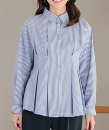 ウエストタックブラウス
