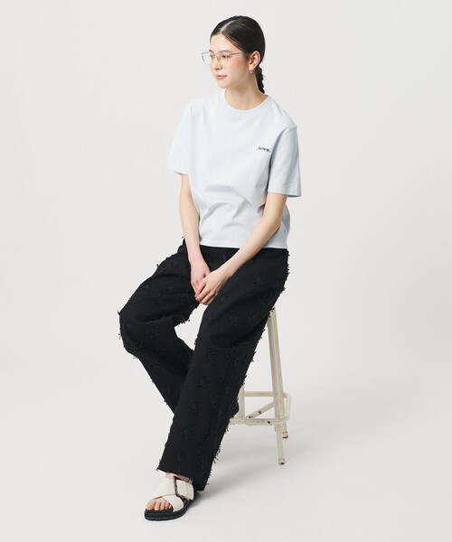 BEAUTY&YOUTH UNITED ARROWS（ビューティーアンドユースユナイテッドアローズ）の「コットン エンブロイダリー パンツ（その他パンツ・レディース・ホワイト/ブラック・S/M/XS）」の13枚目の写真