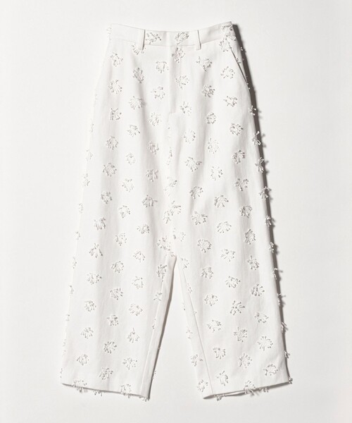 BEAUTY&YOUTH UNITED ARROWS（ビューティーアンドユースユナイテッドアローズ）の「コットン エンブロイダリー パンツ（その他パンツ・レディース・ホワイト/ブラック・S/M/XS）」の18枚目の写真