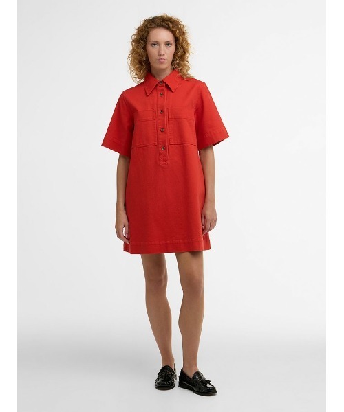 Barbour（バブアー）の「Launton ミニワンピース（ワンピース・レディース・レッド・10/8）」の3枚目の写真
