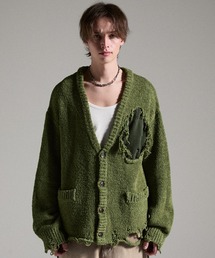 GRANCY（グランシー）の「【GRANCY】Damage Boucle Knit Cardigan / ダメージデザインブークレニットカーディガン（カーディガン/ボレロ）」