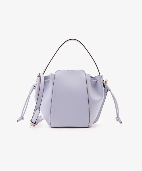 Afternoon Tea（アフタヌーンティー）の「合皮巾着ショルダーバッグ（ショルダーバッグ・レディース・グリーン/ブルー/オフホワイト・ONE SIZE）」の3枚目の写真