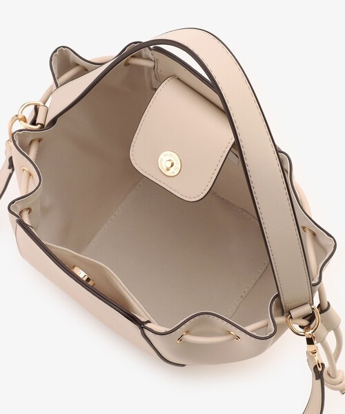 Afternoon Tea（アフタヌーンティー）の「合皮巾着ショルダーバッグ（ショルダーバッグ・レディース・グリーン/ブルー/オフホワイト・ONE SIZE）」の6枚目の写真