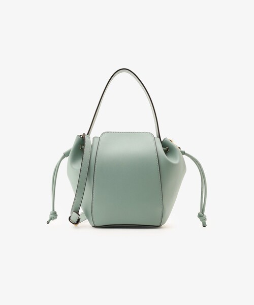 Afternoon Tea（アフタヌーンティー）の「合皮巾着ショルダーバッグ（ショルダーバッグ・レディース・グリーン/ブルー/オフホワイト・ONE SIZE）」の14枚目の写真