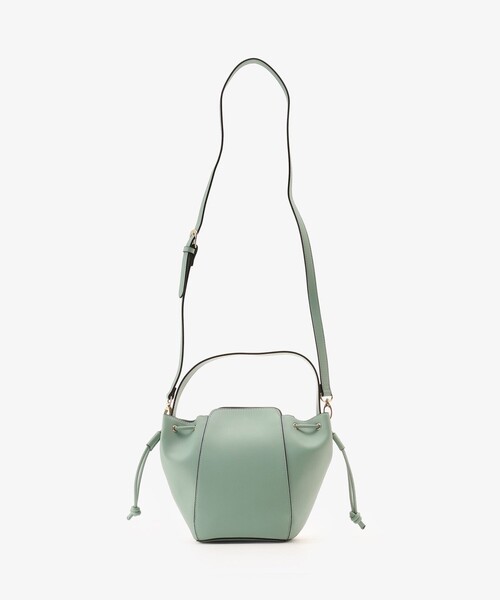 Afternoon Tea（アフタヌーンティー）の「合皮巾着ショルダーバッグ（ショルダーバッグ・レディース・グリーン/ブルー/オフホワイト・ONE SIZE）」の15枚目の写真