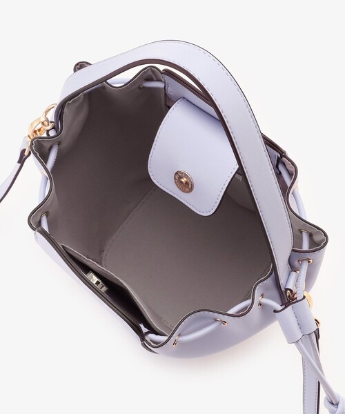 Afternoon Tea（アフタヌーンティー）の「合皮巾着ショルダーバッグ（ショルダーバッグ・レディース・グリーン/ブルー/オフホワイト・ONE SIZE）」の18枚目の写真