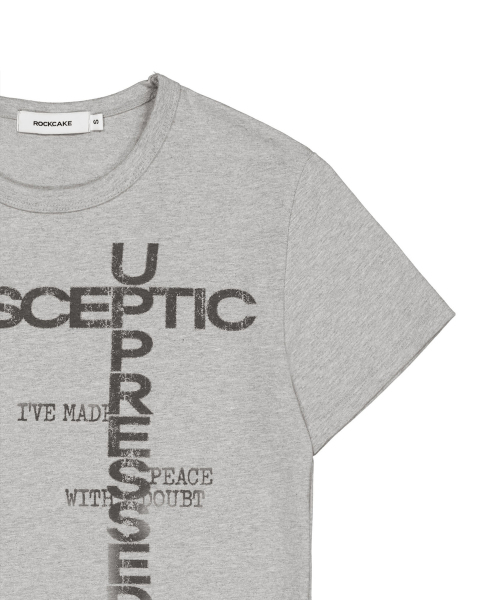 ROCKCAKE(ロックケーキ)の「Sceptic Crop Top - Gray(Tシャツ/カットソー・レディース・その他・SMALL)」の5枚目の写真
