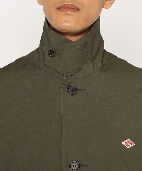 DANTON オリーブジャケット サイズ34 ◇DANTON(ダントン) COVERALL JACKET 中綿ナイロン カバーオール