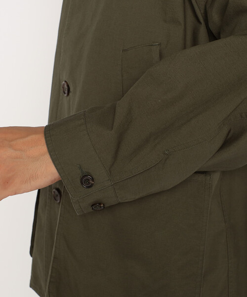 DANTON(ダントン)の「Men's Downproof Work Jacket(カバーオール・メンズ・オリーブ/オフホワイト/ダークネイビー/ベージュ系その他・40/44/42/38)」の14枚目の写真