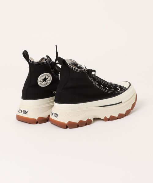 CONVERSE(コンバース)の「【CONVERSE】コンバース ALL STAR TREKWAVE CENTERZIP HI(オールスター トレックウエーブ センタージップ HI)(スニーカー・レディース・ブラック×ブラック/ブラック・4/6.5/5.5/5/4.5)」の3枚目の写真