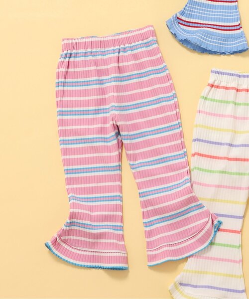 BREEZE(ブリーズ)の「【リンク】メロウリブフレアパンツ(その他パンツ・キッズ・ブラック/ピンク/レインボー/ブルー・80/90/100/110/120/130/140)」の3枚目の写真