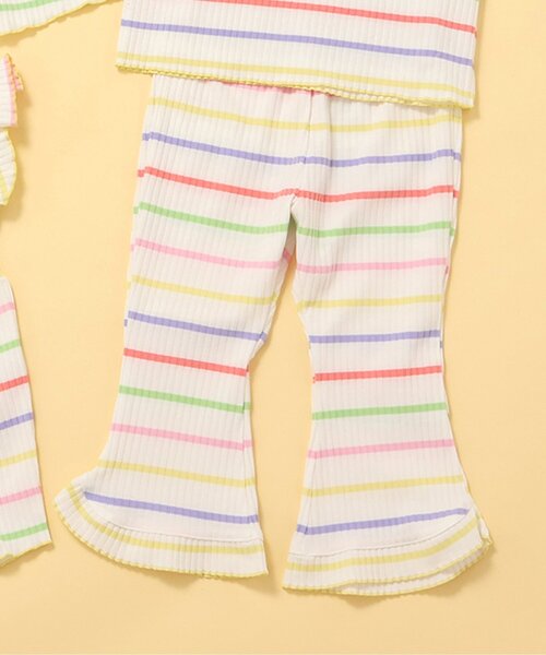 BREEZE(ブリーズ)の「【リンク】メロウリブフレアパンツ(その他パンツ・キッズ・ブラック/ピンク/レインボー/ブルー・80/90/100/110/120/130/140)」の4枚目の写真