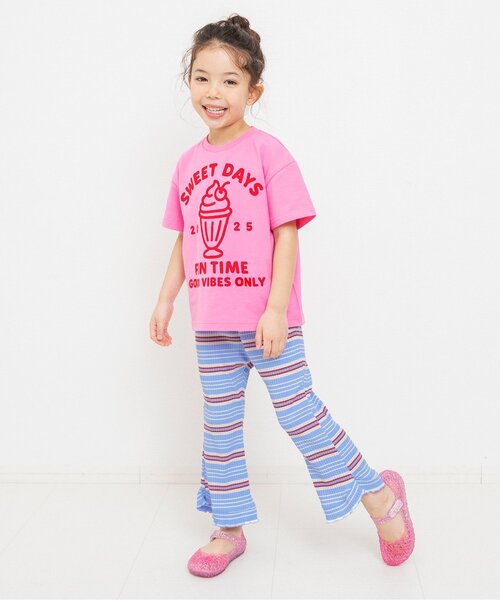 BREEZE(ブリーズ)の「【リンク】メロウリブフレアパンツ(その他パンツ・キッズ・ブラック/ピンク/レインボー/ブルー・80/90/100/110/120/130/140)」の21枚目の写真