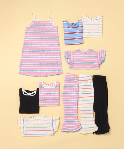 BREEZE(ブリーズ)の「【リンク】メロウリブフレアパンツ(その他パンツ・キッズ・ブラック/ピンク/レインボー/ブルー・80/90/100/110/120/130/140)」の13枚目の写真