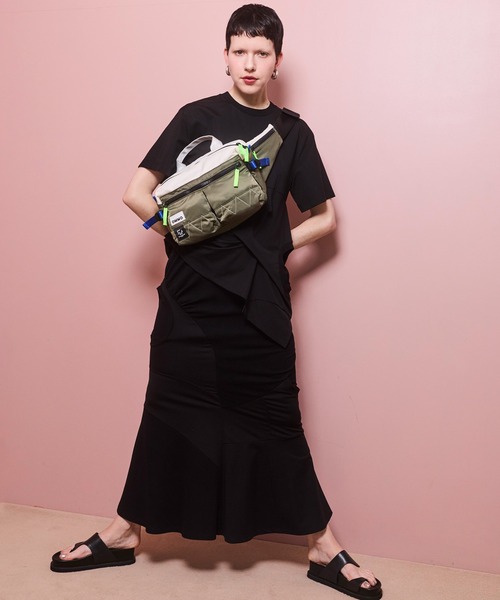 RAMIDUS（ラミダス）の「【RAMIDUS×OMMO】2WAY WAIST BAG（ボディバッグ/ウエストポーチ・レディース・ブラック/カーキ・F）」の17枚目の写真