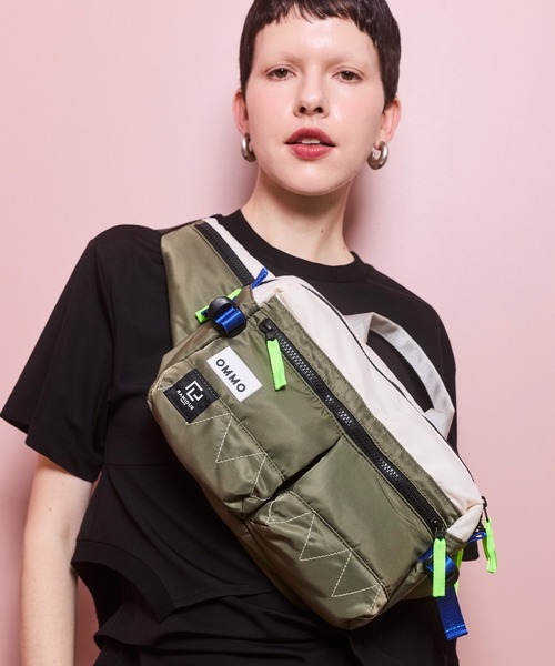 RAMIDUS（ラミダス）の「【RAMIDUS×OMMO】2WAY WAIST BAG（ボディバッグ/ウエストポーチ・レディース・ブラック/カーキ・F）」の15枚目の写真